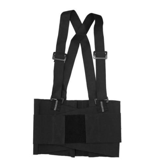 Cinta lombar ergonômica com suspensório
