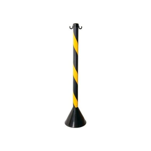 Pedestal Zebrado 90 Cm Preto/amarelo